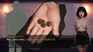 Customer Touches Boobs of Beautiful Bar Waitress