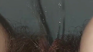 Pissing Woman, Hairy Pussy Pissing