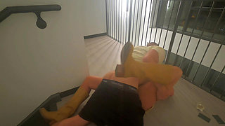Party Girl From Club Fucked in Stairwell