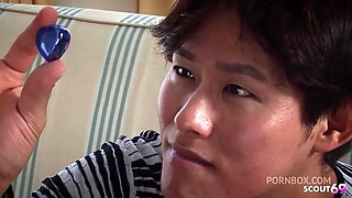 Small Tits Japan Step-Sister talk to Defloration Fuck with Deep cum in her Pussy