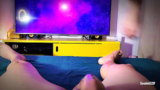 POV Stepsister Handjob - Draining It All
