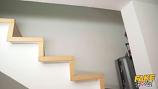 Three-way with two posh college girls - faux hostel utter sequence