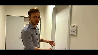 Debt4k. huge boobed mrs. boss solved her debt with her Tight Pussy and eating cock