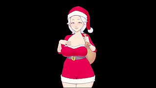 Country life with a naughty twist as Santa Claus lady brings a special gift in Milda Sento's visual novel