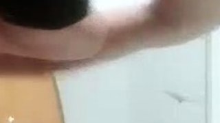 POV close up asian gf blowjob