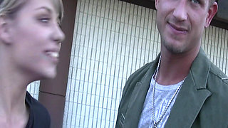 Outdoor Fucks Scene-4_slim, Busty Blonde Having Sex on the Rooftop and in Her Friend's Car