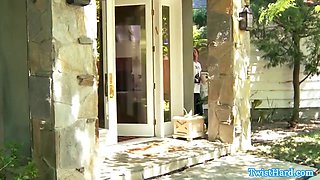 Facialized beauty cheats by getting fucked by homie