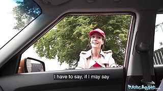 Outdoors smut with heavenly Martin Gun from Public Agent