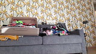 Hot Sexy Beautiful Blonde with All Natural Big Tits Comes for a Fashion Try on Haul Turns Into Softcore Porn Casting