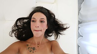 HD POV video of interracial dicking in missionary with Ricki