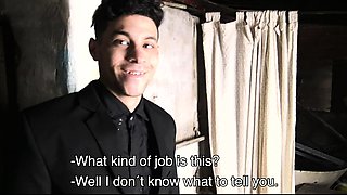LatinLeche - Hung Latin Boy Strips And Sucks Dick