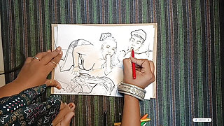 Indian My Sisters Hot Friend is Dan Daniels for Naughty America sketch art  by -143
