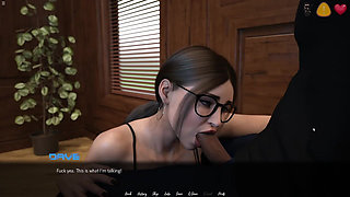 Older Boss Having Fun with Secretary Gail