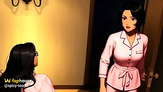 Maria the MILF-in Law Gets Caught Fucking Her Stepdaughters Man