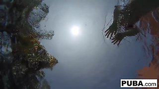Samantha Rone In Underwater Pool Masturbation Session