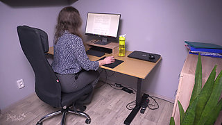 Office Tease Turned Into Split Pants Disaster