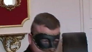 Playing with candles and her pussy