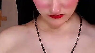 Sinful Nun Strips Down and Teases with Body