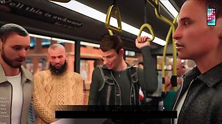 Yasmin Fucked by Strangers on Public Bus – Big Ass Anal Group Sex