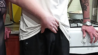 Mom Neighbor Surprises with Breakfast Cum Swallow Blowjob