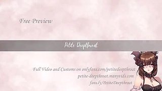 Petite Deepthroat Takes Double Cumshot in High Heels - Visible Cum #76