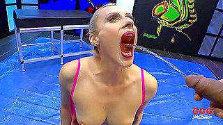Blonde Loves Deep Anal To Mouth Cumshots And Piss