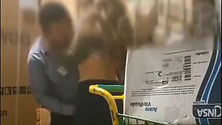 Busty fucks employee of Bodega Aurrera