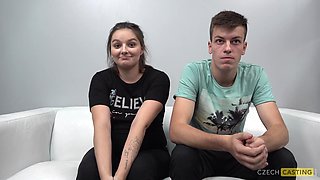 Tereza's Expectant Glow Shines in Sensual Czech Exploration