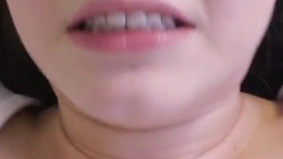 Cute stepsis blows her stepbrother in the shower