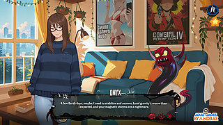 Futa Fucks Femboys Gameplay Part 1 - Leia Meets the Alien Symbiote Onyx