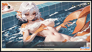 Hotel Tales: H-scene - Pasithea Masturbating by the Pool
