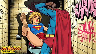 Cuckold Husband Shamefully Watches His White Wife Get Fucked by a Black Superman BBC