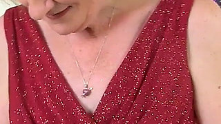 English GILF Clare Looks Hot in Her Elegant Dress and Rewards You with a Naughty Dildo Fuck