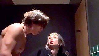 Nikki Nicole Enjoys Quick Standing Fuck In Hotel Toilet