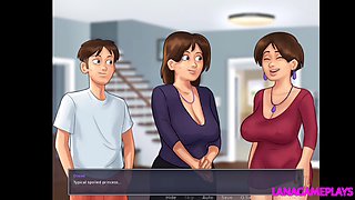 Steamy animated adventures with the landlady and the neighbors' wife