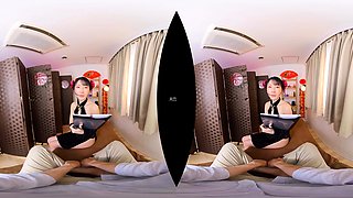 Asian babe amazing POV cock sucking