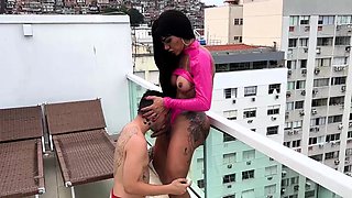 Amateur redhead poses and masturbates with toys
