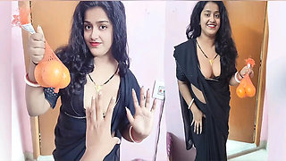 Hot Desi Bhabhi Shraddha Pandey Brings Apples For Her Devar