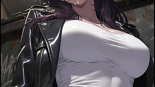 Mysterious Anime Woman in Side Alley Seduces You
