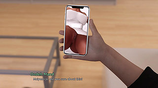 i see my girls naked and ask to video call sex then got horny