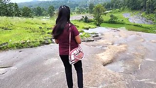 Permi Pooja Indian Bhabhi Outdoor Sex with Devar in Jungle - Desi Village Big Natural Tits Story