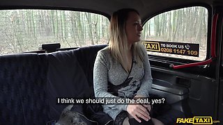 Blue Angel's Wild London Passion in Taxi