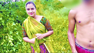 Stepsister Enjoy Sex in Farm, Indian Village Sex in Farm