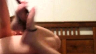 Solo teen spreads legs