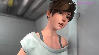 Petite Ukrainian TiffanyWarmer Gives Blowjob & Creampie in Hardcore Prison Parody - HD 3D Sex