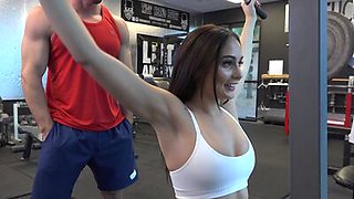 BANG Confessions: Ariana Marie hooks up and gets fucked hard at the gym