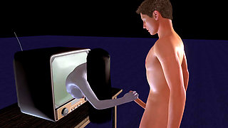 Sadako Handjob (the Ring - Halloween Animation)