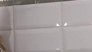 Hot MILF Tatjana Pegging Her Slave in the Kitchen