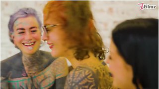 Tattooed Women Anuskatzz Rough Sex With Morea Black And Friends Small Titts Orgy Blowjob Cumshot Pov