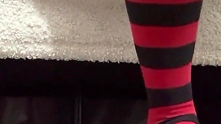 Giantess Stepsister Humiliates Tiny Toy Car, Steps on It and Masturbates While Stomping on It, Then Plays with It